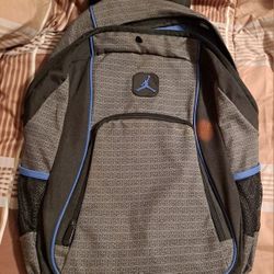 Jordan Jumpman Backpack School Bag Lt. Graphite Black Gray