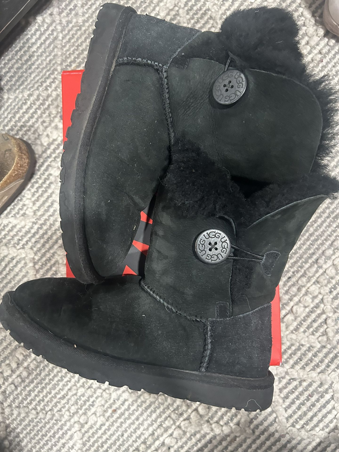 UGG Australia Bailey Button Suede Boot