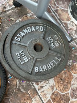 35 lbs plates set