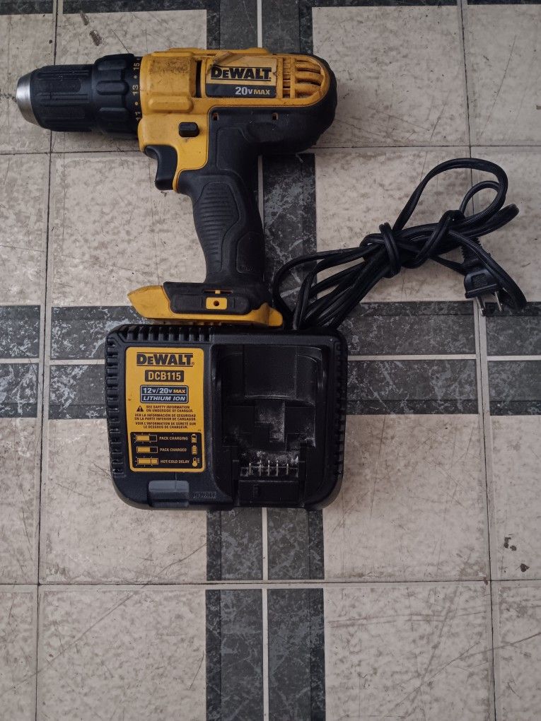 Barely Used Dewalt 20 Volt Drilland Fast Charger