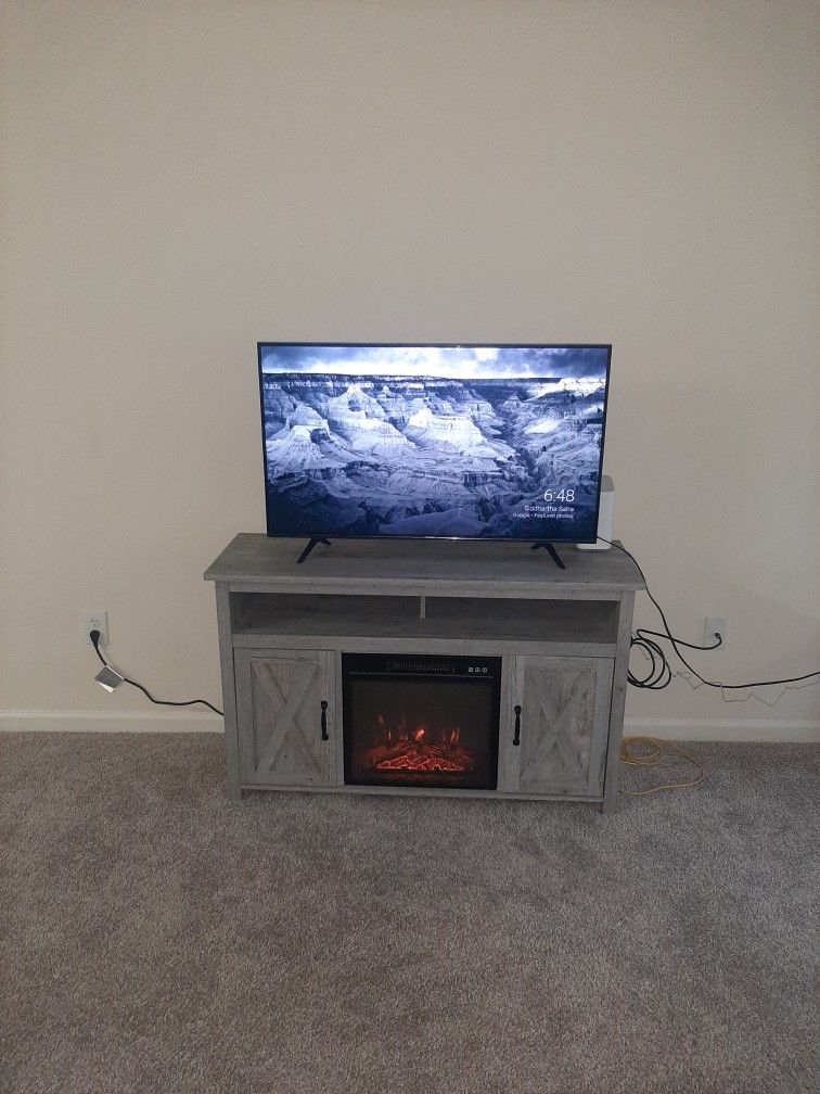 Tv Stand With Fire Place