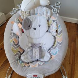 Fisher Price Sweet Snugapuppy Dreams Deluxe Bouncer