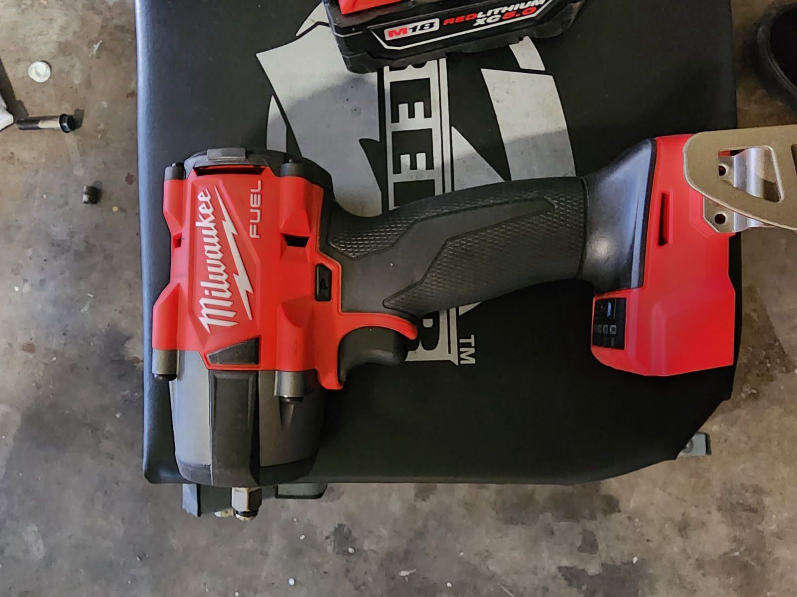 Brand New Milwaukee 3/8 Mid Torque Impact W/friction Ring With New Battery