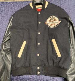 Harley-Davidson Taz leather varsity jacket