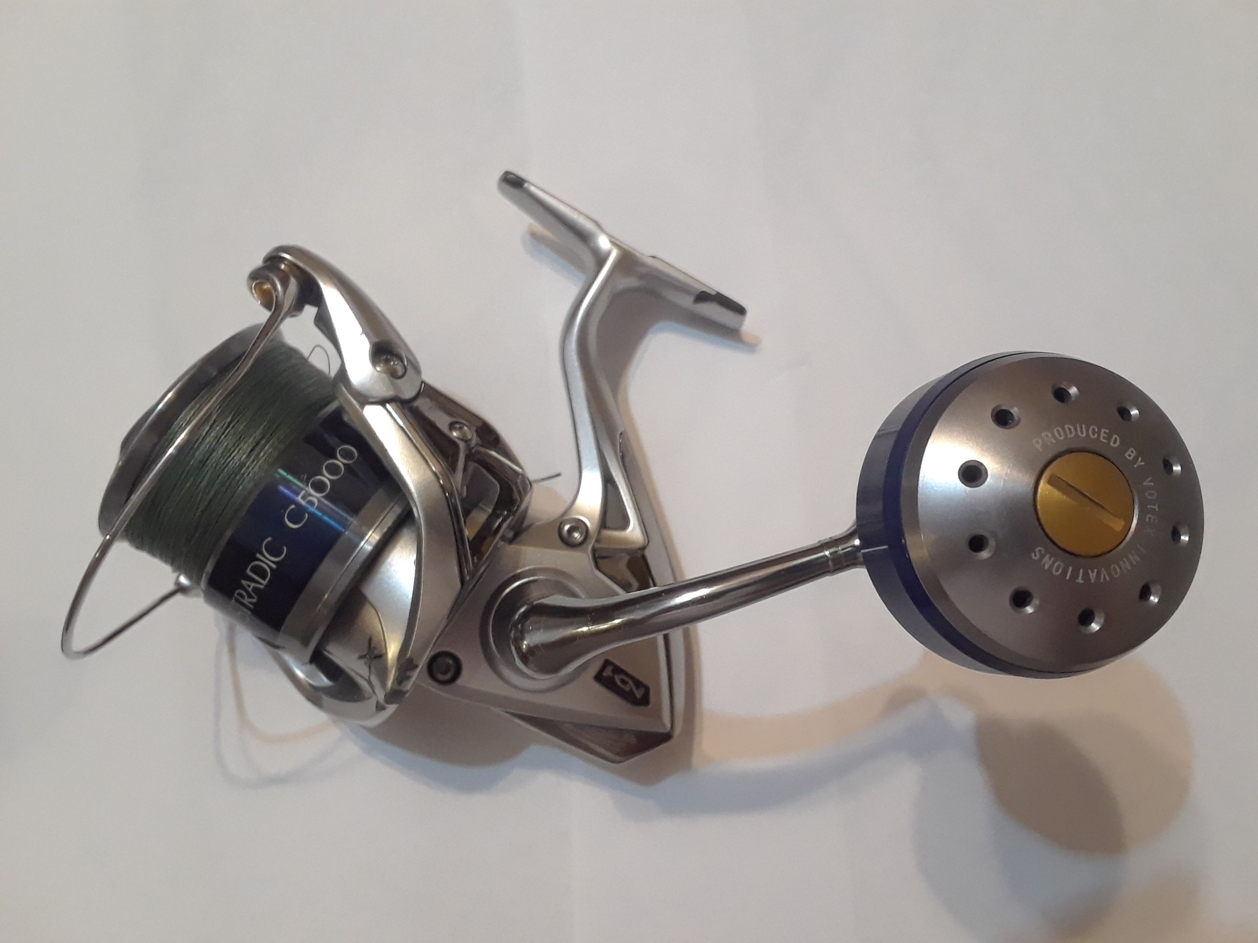 Shimano Stradic 5000 FK Spinning Fishing Reel with aluminum power knob