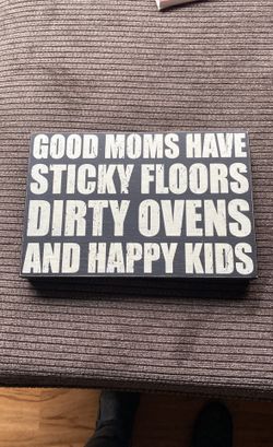 Good Moms Wood Sign