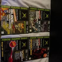 Official Xbox Magazine Game Disc Lot – 4 Discs – Original Xbox $30 for all 4 ($10 each individually