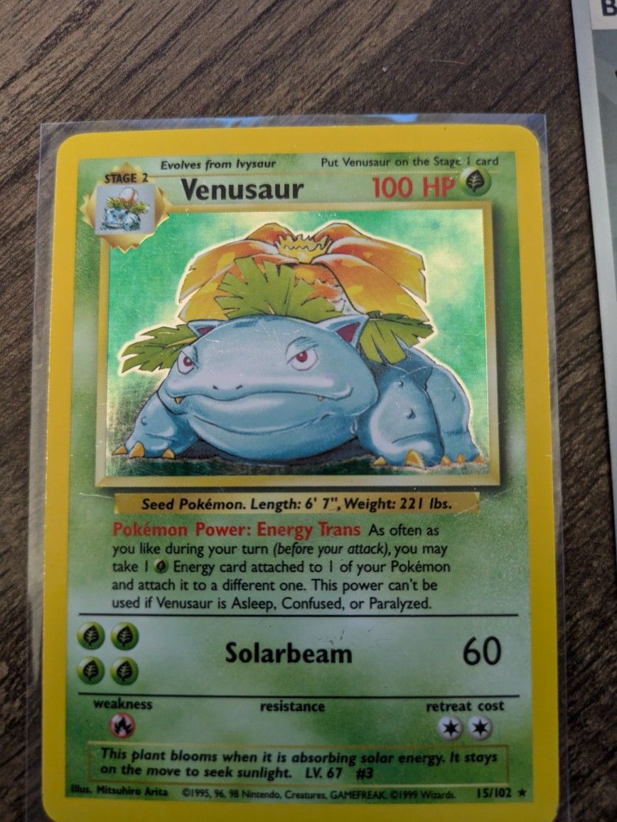 Pokemon Base Set Venusaur