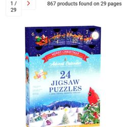 Christmas Advent Calendar (24 Puzzles) by eurographics
