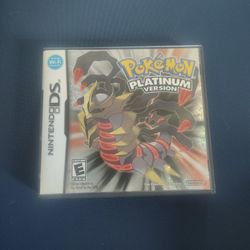 Pokemon Ds Platinum Case Only 