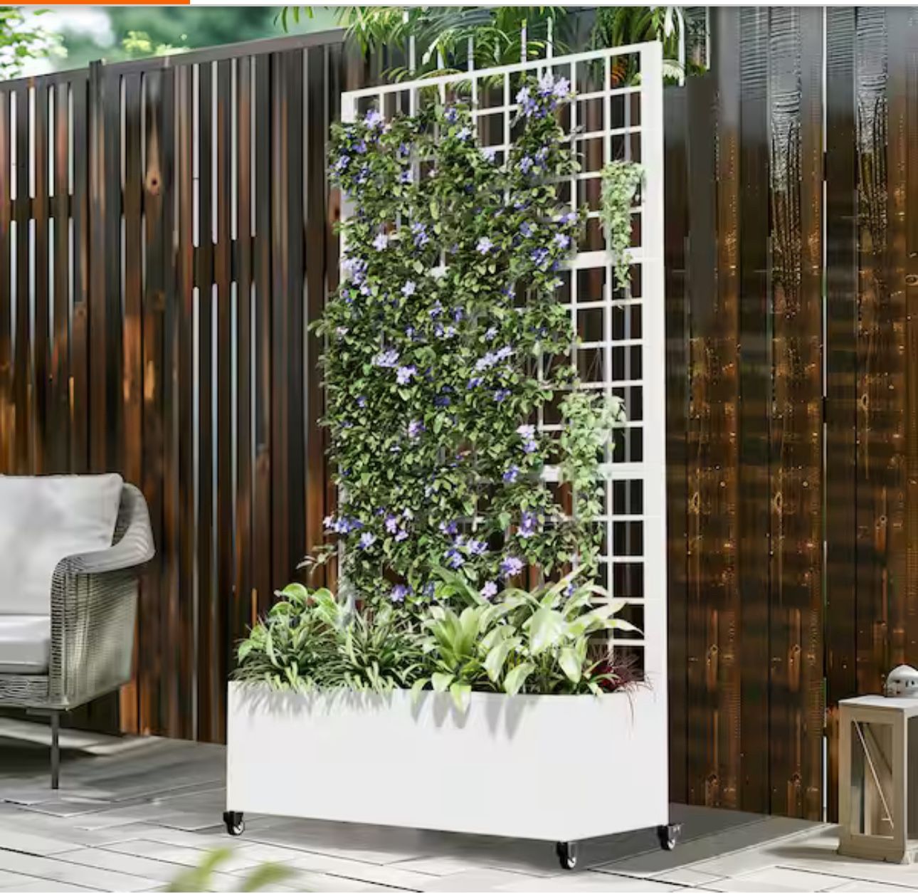 Metal Rectangular Planter