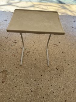 Table Mate II TV Tray and Bedside Table, white