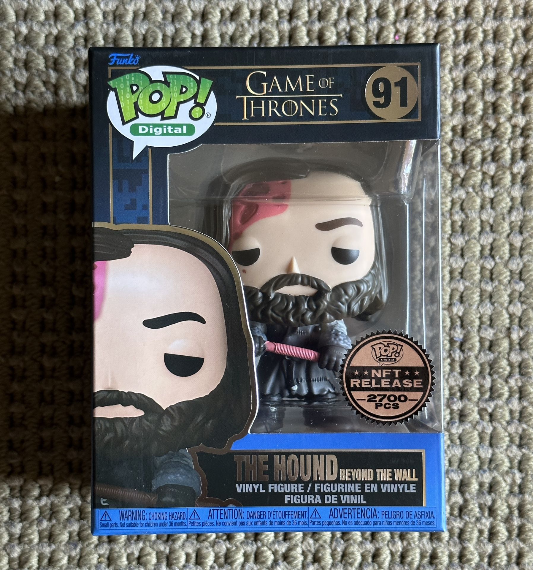 Funko Pop! Digital Hound #91 Game Of Thrones Beyond The Wall Legendary LE 2700