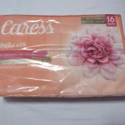 16 bars of Caress Daily Silk Floral Oil Essence White Peach & Orange Blossom Beauty Bars, The price is fixed, I will not respond to offers
