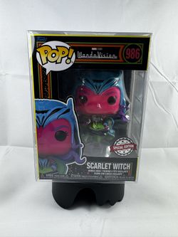 Funko Pop! Vinyl: Marvel - Scarlet Witch (Black Light) - Target (Exclusive) #986