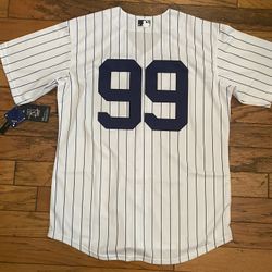 $45 White Judge Yankees Jersey We Have NAme And No Name 