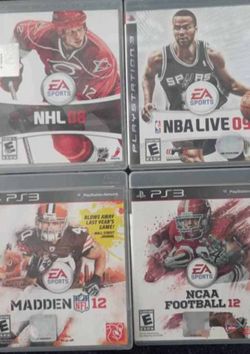 4 Playstation 3 Sports Games