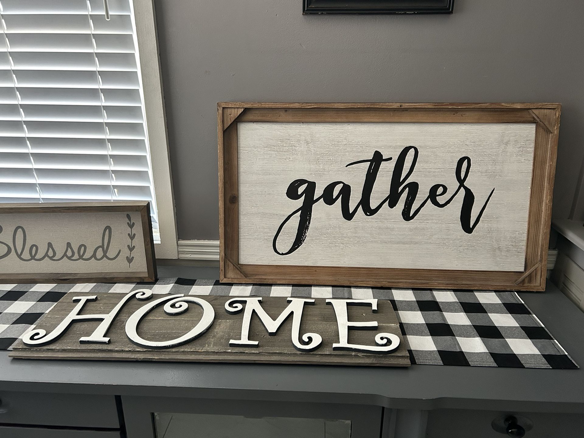 Farmhouse Wood Decor Signs
