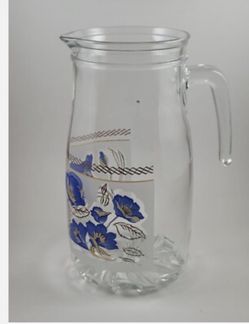 Italy Vintage Glass Pitcher