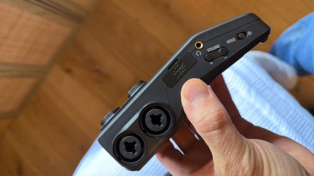 Zoom H6 Black Handy Recorder and Sennheiser shotgun microphone