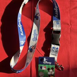 Disney Los Angeles Dodgers Mousie Long Lanyard
