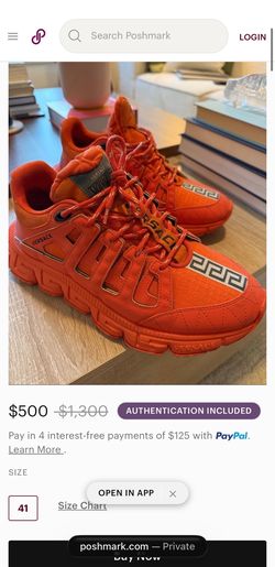 versace shoes