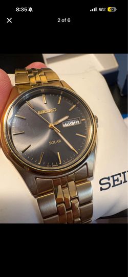 Men solar seiko watch