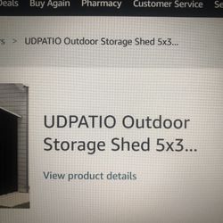 Outdoor Shed 5x3