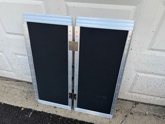 36” Folding Aluminum Loading Ramp 800 lb Capacity Wheelchair Mobility