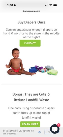 BumGenius One Size Cloth Diapers And inserts