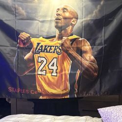 Lakers Kobe flag