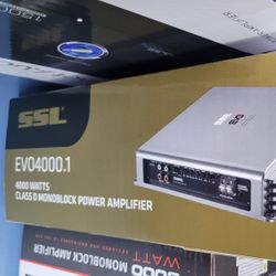 New 4000 Watts Mono Amplifier SSL EVO