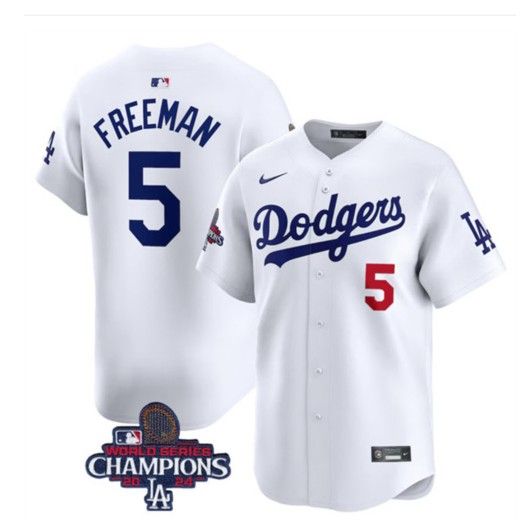 Dodgers Freddie Freeman World Series Champions Jersey