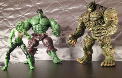 Marvel Legends Hulk, She-Hulk, and Abomination Action Figures