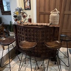 $3500 Real Wooden Vintage Bar