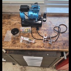 Air Brush Kit Carrying Bag Included. only Local Byers Thank You 