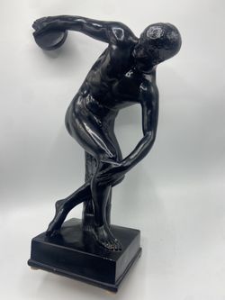 Greek Discobulus Large Ceramic Statue 