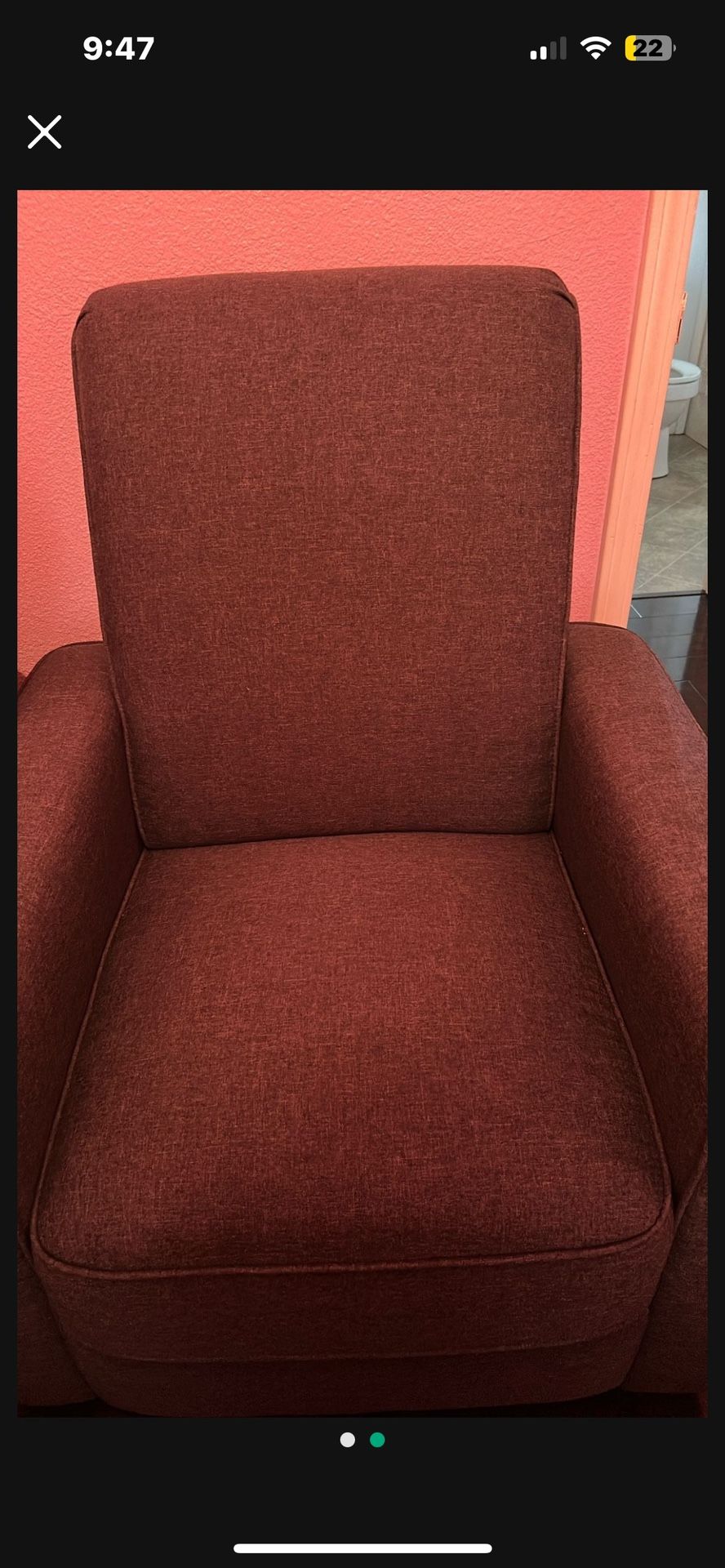 Grey Recliner