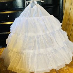 Hoop Skirt For Under Wedding/ quinceanera Dress 