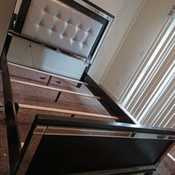 $450 Queen Bed Frame With LED Lights