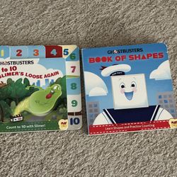 2 Ghostbusters Board Books For Baby Toddler Kids