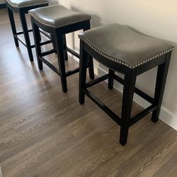 3 Counter Height Bar Stools
