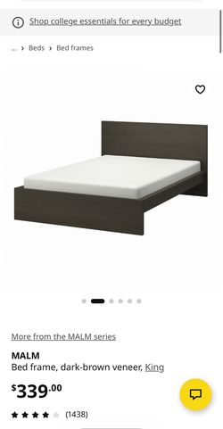 IKEA MALM Queen bed frame