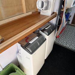 Two Free Toshiba Portable Air Conditioners w/accesories — Must take both — No cold air — READ!