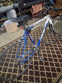 Fuji Road Bike Blue and White