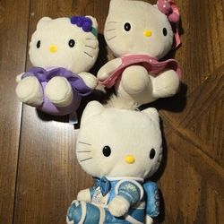Vintage 2000 Hello Kitty Plush Lot – Rare Collector Pieces