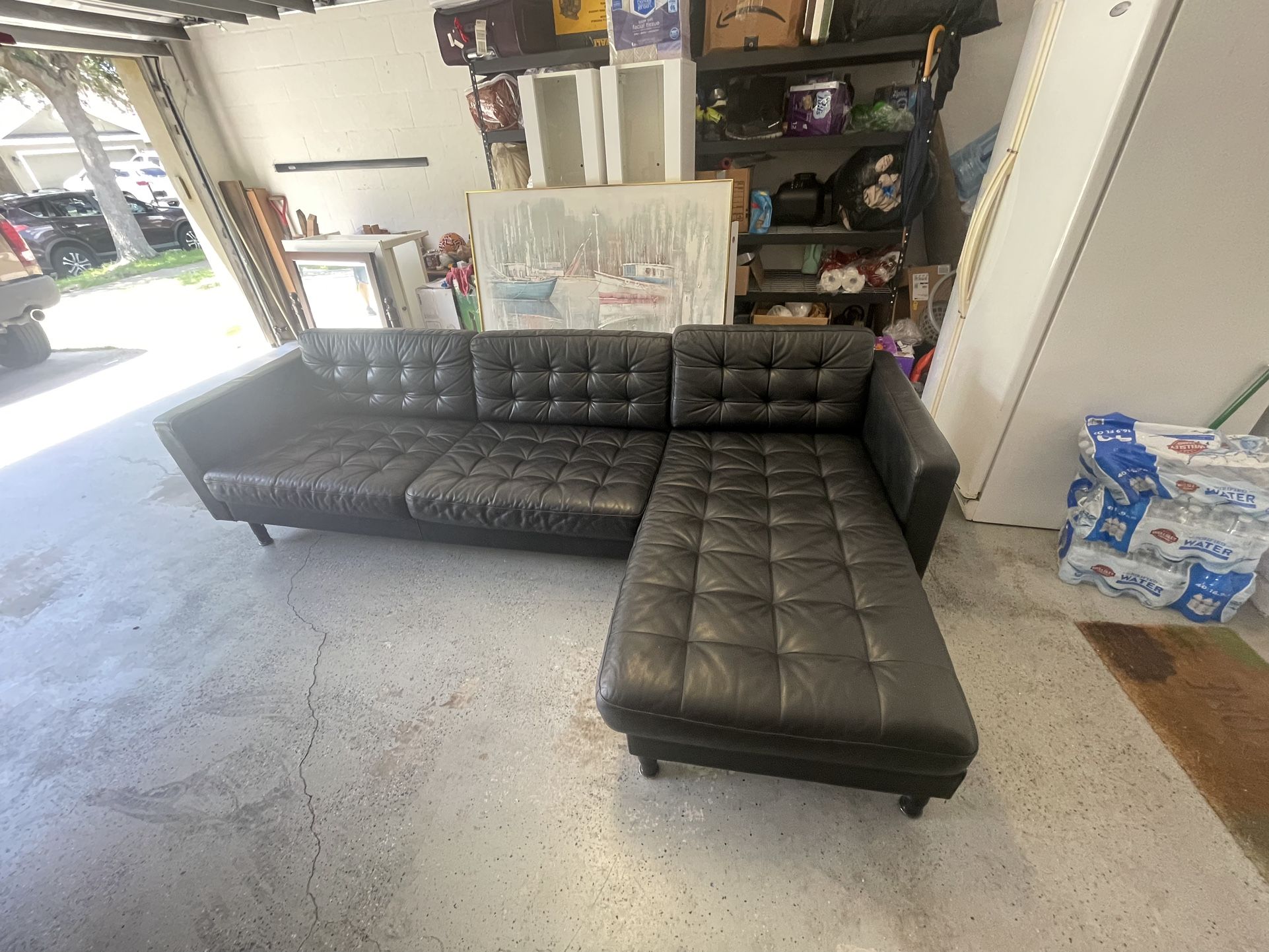 Leather Sectional Morabo , Sofa, Couch 