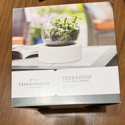 Terrarium glass and ceramic 