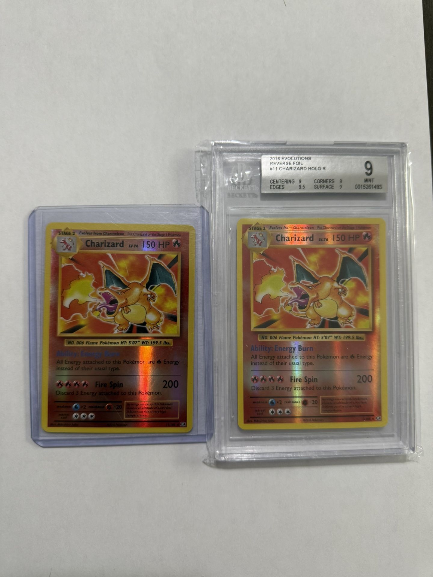 Charizard XY Evolutions Reverse Holo 11/108 