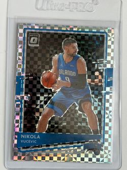 2020-21 Donruss Optic Basketball SP Checkerboard Prizm #130 Nikola Vucevic
